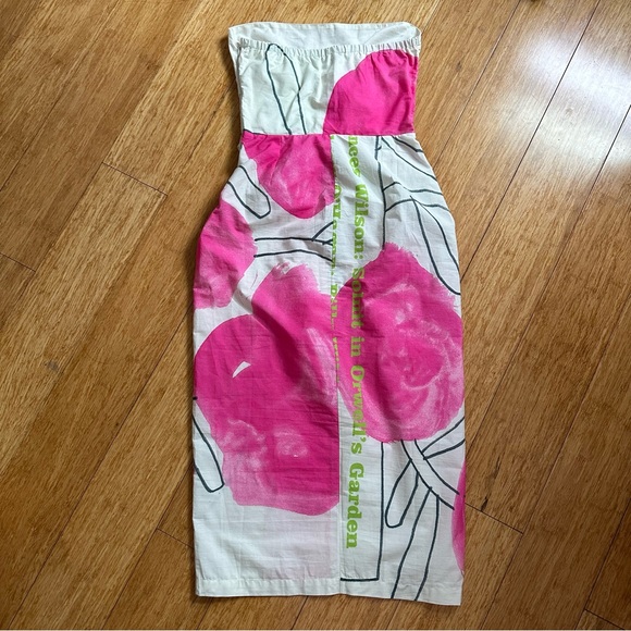 🎀SOLD🎀Rachel Comey Spina Painterly Publication Strapless Dress - Picture 9 of 10